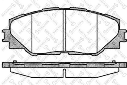 Комплект тормозных колодок STELLOX 001 095L-SX